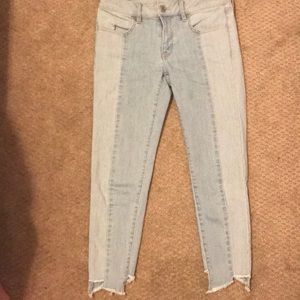 Two-Tone American Eagle Jeans Size 6